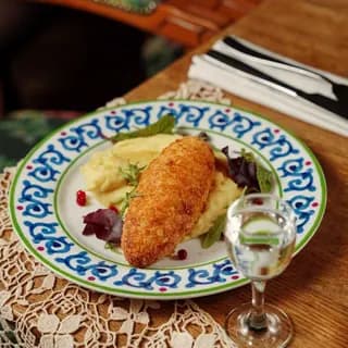 Snoek and potato croquettes